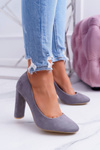 Women's Stiletto Women's Suede Grey Verdi pumps
