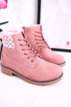 Children's Boots Insulated With Fur Pink Forest