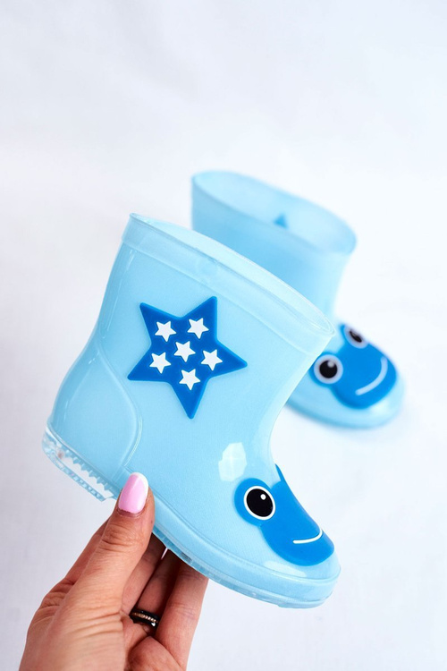 Children's Rubber Galoshes boots blue Frog