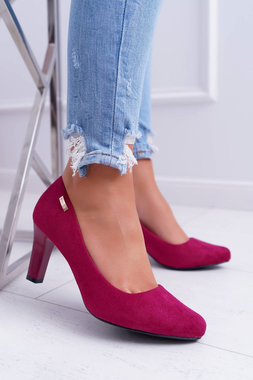 Women's Sergio Leone Fuchsia Suede Orsola pumps