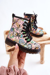 Children's Warm Boots Print Pink Dexi