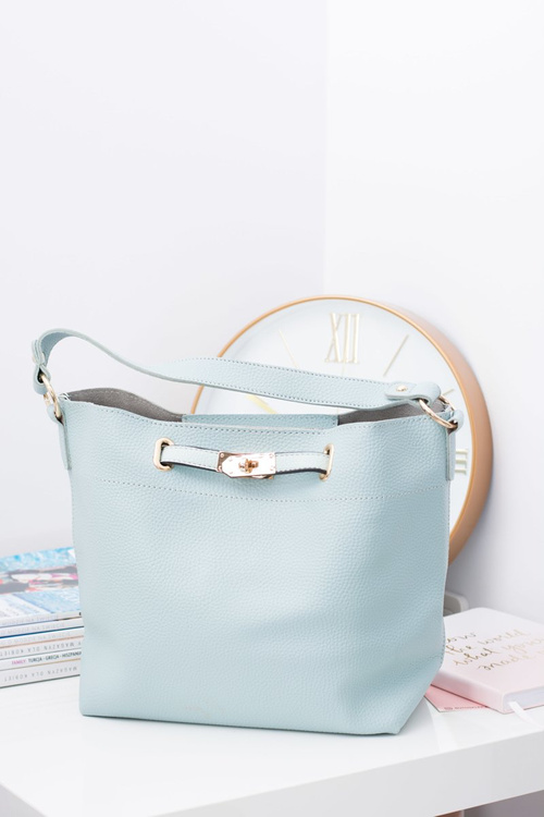 Turquoise Women's A4 Shoulder Handbag