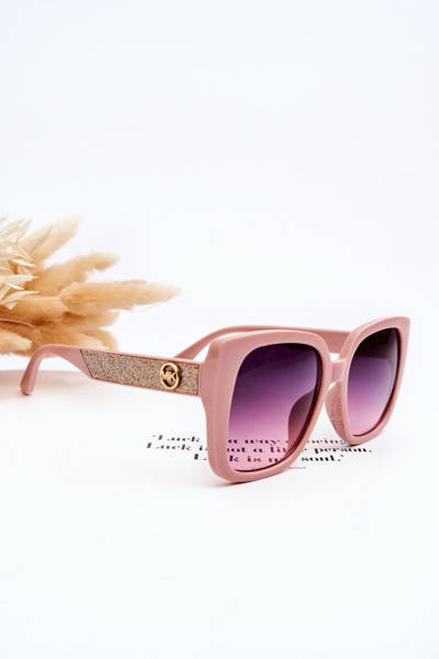 Women's Glitter Sunglasses M2354 Pink