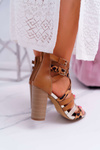 Women's Elegant Stiletto Sandals with Straps Villey