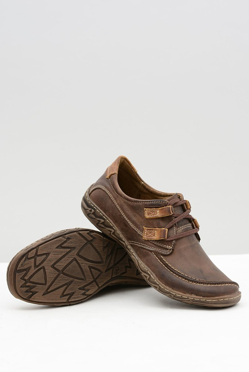 Men's Leather Brown Elton Half Boots