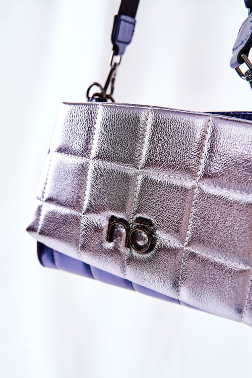 Multifunctional Quilted Messenger Bag NOBO NBAG-K1300 Blue