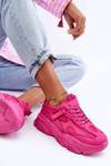 Women's Sneakers On Massive Platform Fuchsia Agnenia