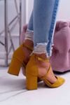 Women's Stiletto pumps Yellow Traffic