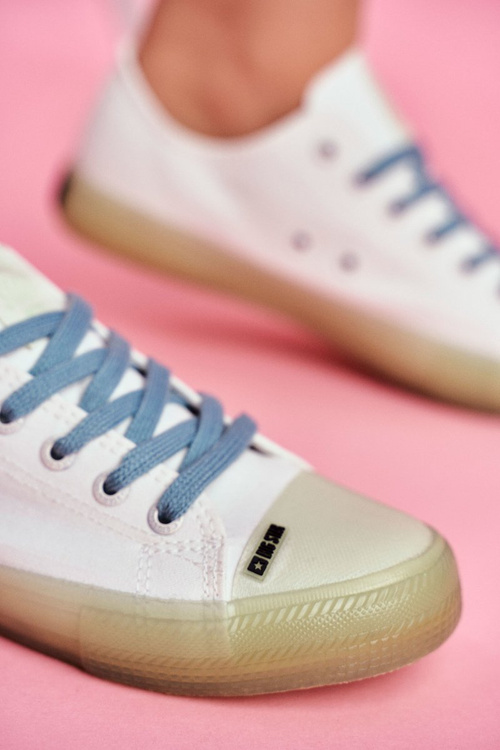 Women's Sneakers With Transparent Sole Big Star FF274256 White