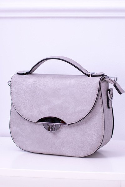 Grey Women's Handbag Letterman Chest