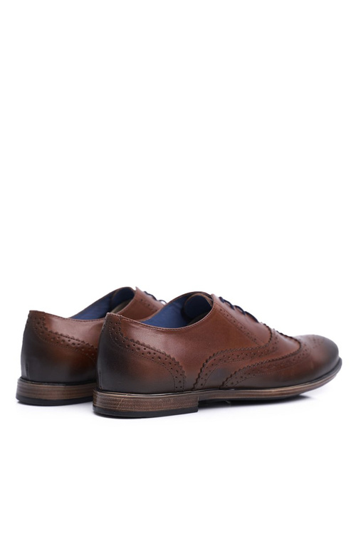 Men's Casual Leather Shoes Nikopol Brown 1733