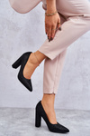 Shiny Pumps On Heel Black Elmira