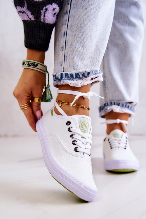 Light Women's Sneakers Big Star JJ274260 White