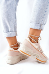 Women’s Sport Shoes Sneakers Beige Aland