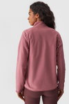 Womens Regular Fleece With Stand Collar 4F 4FWMM00TFLEF294-53S Pink