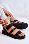 Fragrant Rubber Sandals With Velcro ZAXY HH285285 Black