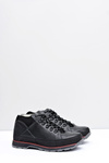 Men's Black Warmed Trafer Shoes