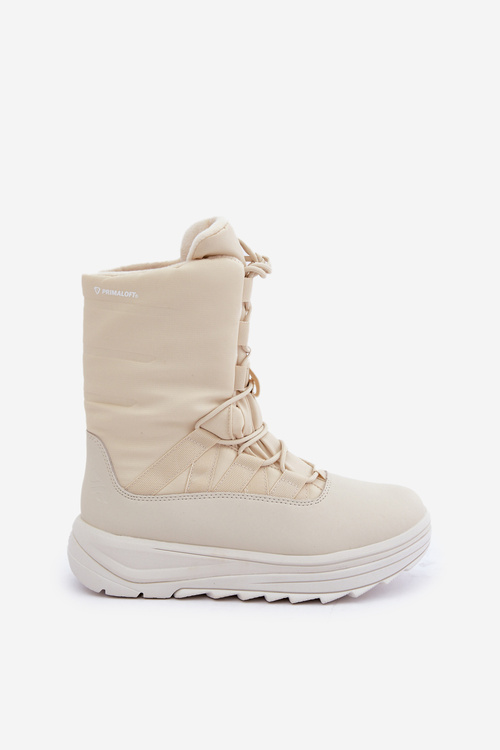 Damskie Śniegowce INUA Z Ociepliną Primaloft 4F 4FRAW24FSBSF012 Beżowe