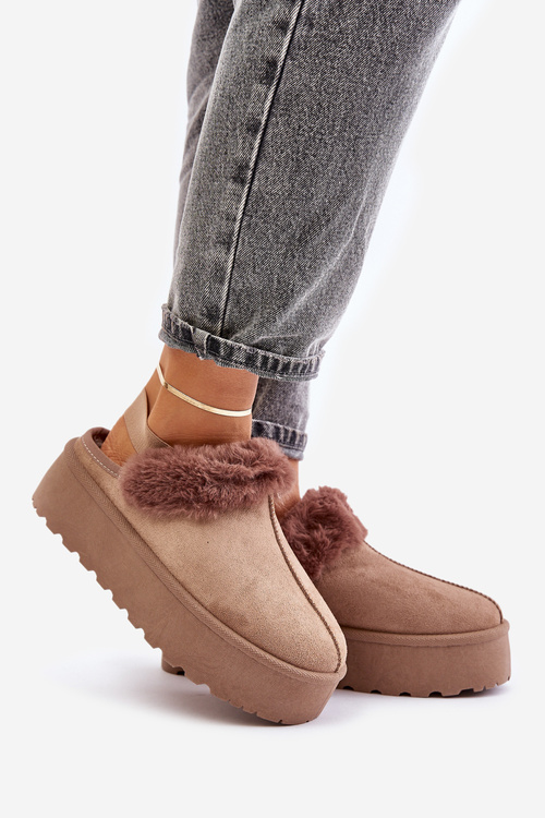 Women's Snow Boots with Thick Sole Khaki Starlyn