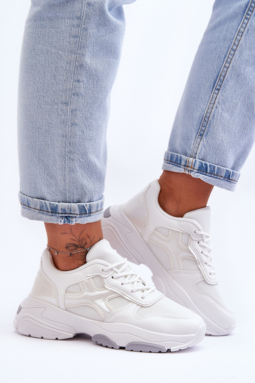 Women's Lace-up Sneakers White Cortes