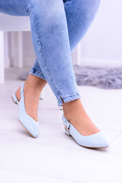 Women's Blue Howl Spike Ballerinas