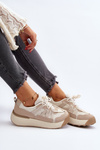 Women's Sports Shoes Sneakers Beige Phyrena