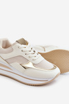 Women's Wedge Sports Shoes Light beige Ruby