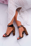 Women's Panther Stiletto Sandals Dolimo