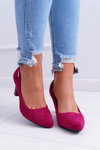 Women's Sergio Leone Fuchsia Suede Orsola pumps