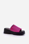 Women's Slippers Big Star NN274026 Fuchsia