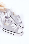 Children's Glitter Sneakers Silver Bling-Bling