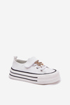 Girls Sneakers With Teddy Bear White Solena