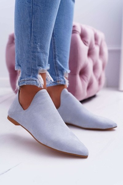 Lu Boo Women's Cutout Boots Chelsea Blue