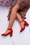 Women's Red Elegante Pointed Stiletto pumps