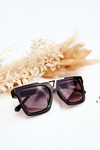 Women's Sunglasses V130037 Black and Gold