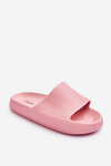 Fashion Foam Slippers On Chunky Platform Pink Linnea