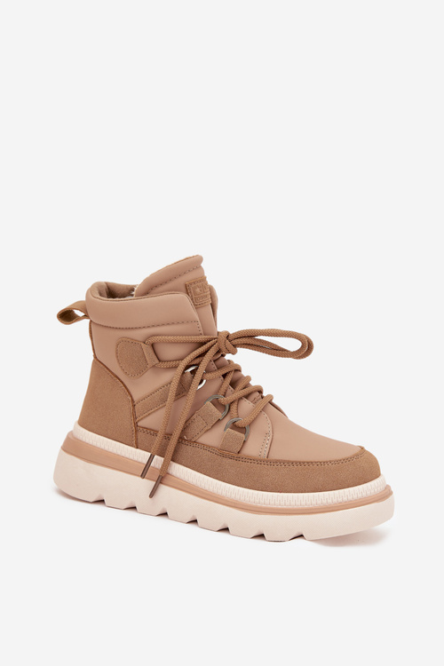 Women's Ankle Boots Platform Camel Liorae