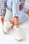 Sneakersy Na Koturnie Beżowe Weekend