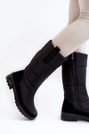 Women's Padded Snow Boots Progress PROGJ-22-136 Black