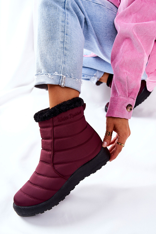 Women's Warm-up Snowboots Burgundy Mezyss
