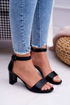 Women's Stiletto Sandals Black Lexi