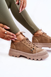 Suede Sport Shoes Big Star KK274511 Beige