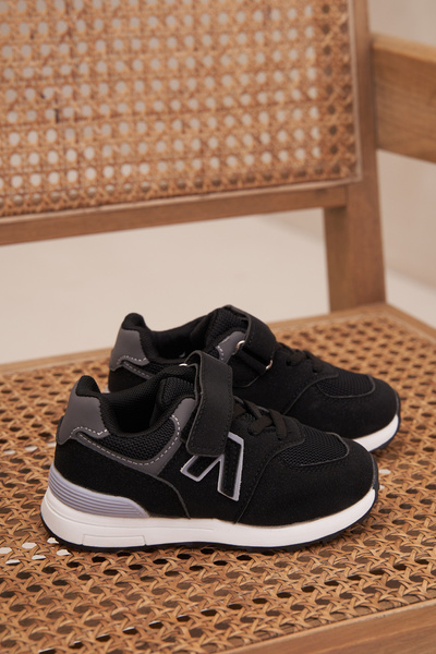 Sportowe Buty Dziecięce Sneakersy Czarne Galisse