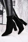 Women’s Boots On High Heel Black Panther