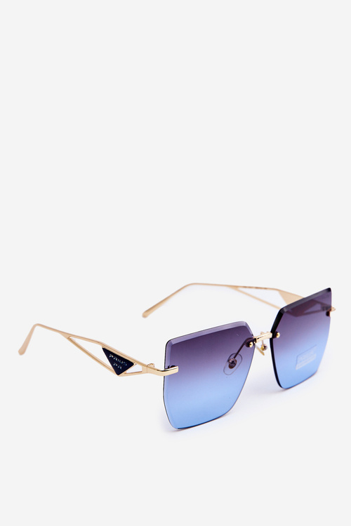 Women's Sunglasses with Gradient Lenses Gold