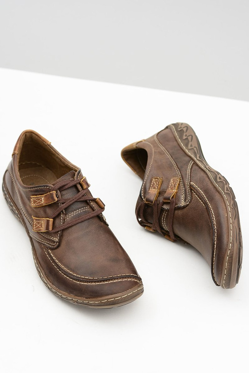 Men's Leather Brown Elton Half Boots