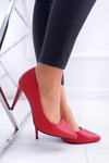 Sergio Leone Matte Stiletto pumps Red Feliciana