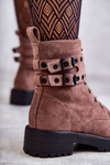 Women's Suede Warm Boots Bright brown Silvor
