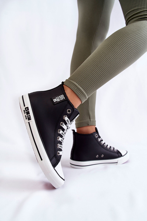 Classic High Insulated Sneakers Big Star KK274598 Black