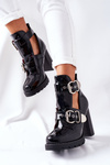 Women’s Ankle Boots Shiny Black Bramshall